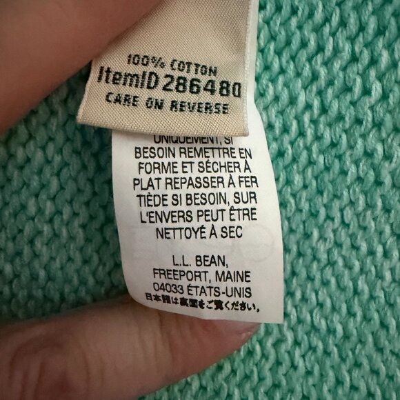 LL Bean Pullover V Neck Sweater - Picture 4 of 5
